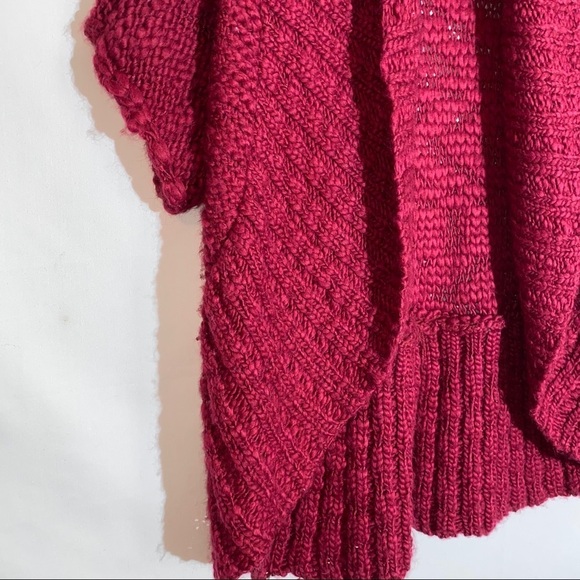 Decree Drape Front Cardigan Size Small - Picture 3 of 5